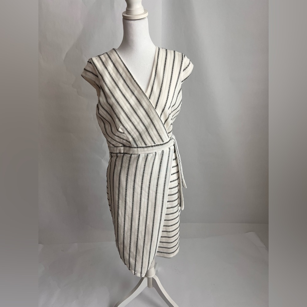 Asymmetrical, wrap dress